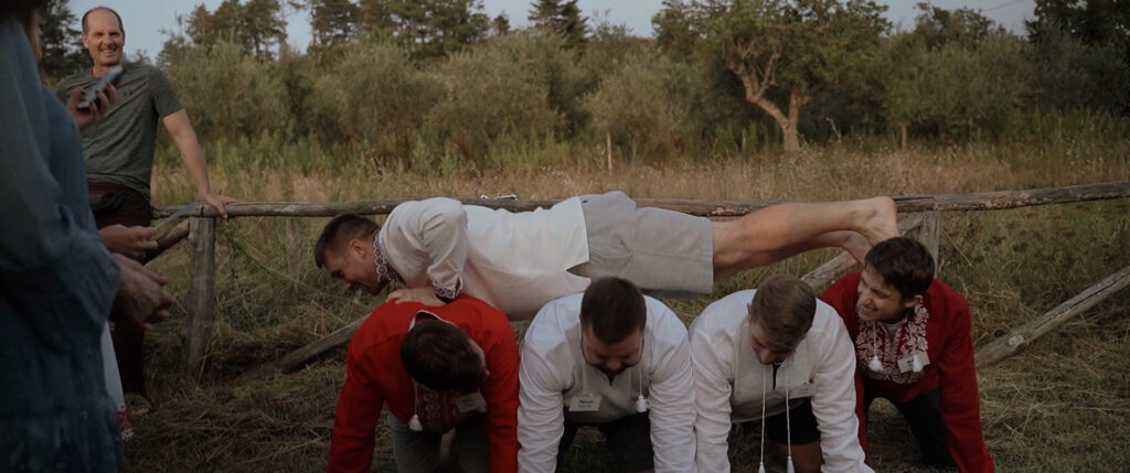 funny wedding in tuscany