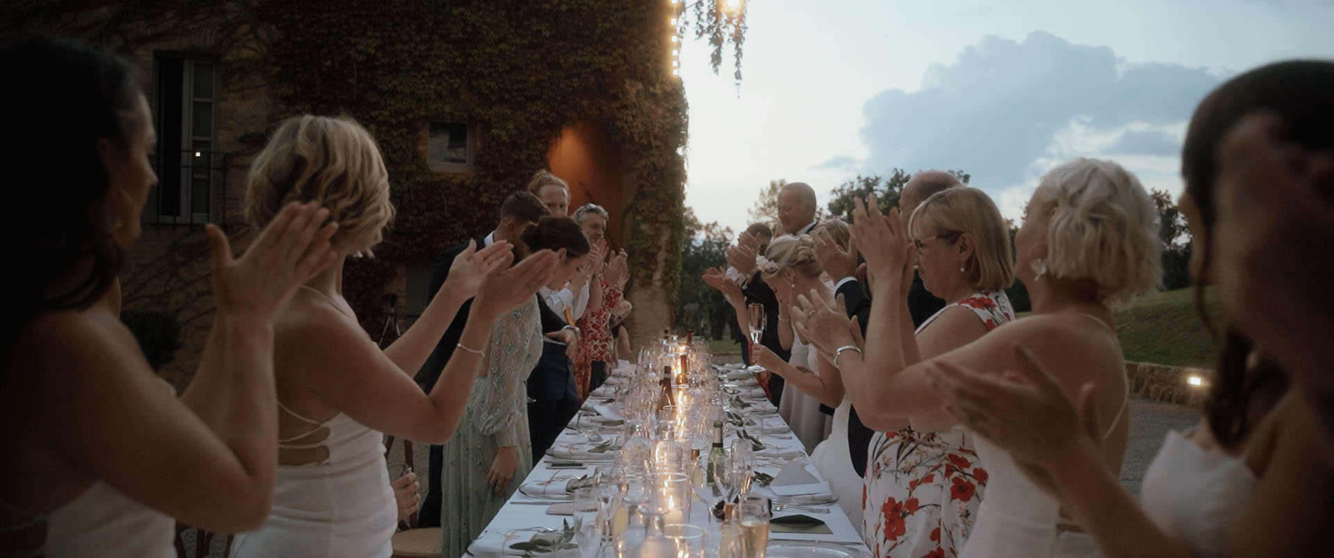 wedding diner in italy