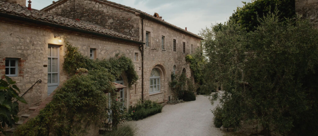 inside borgo pignano, tuscany