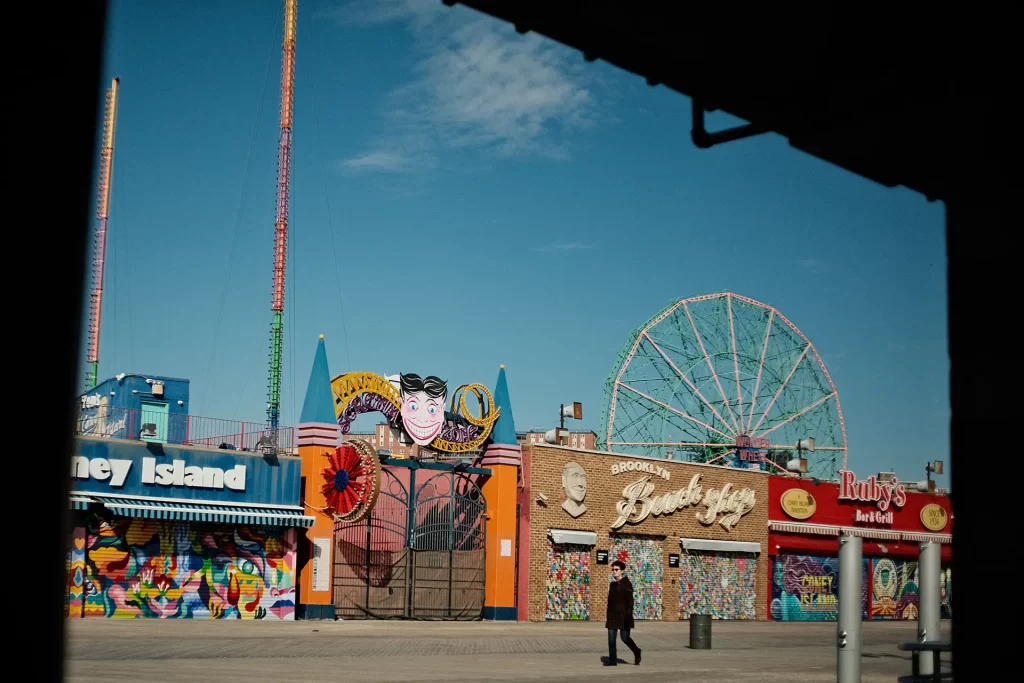 strett photography in coney island