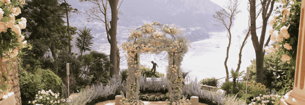 Villa Lysis stunning venues capri wedding
