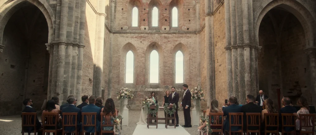 Inside the Abbey of San Galgano
