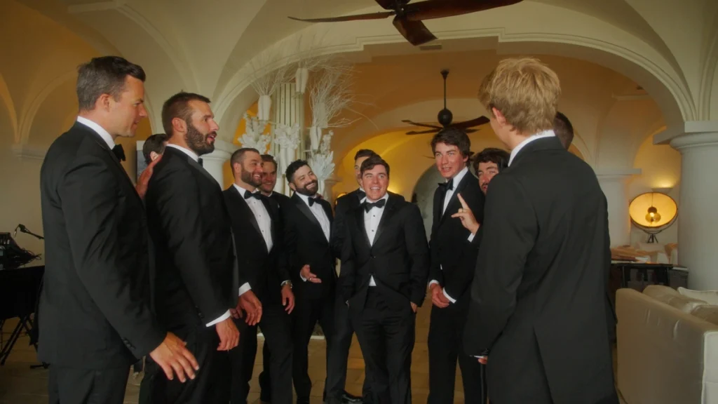 The groom and his bestmen