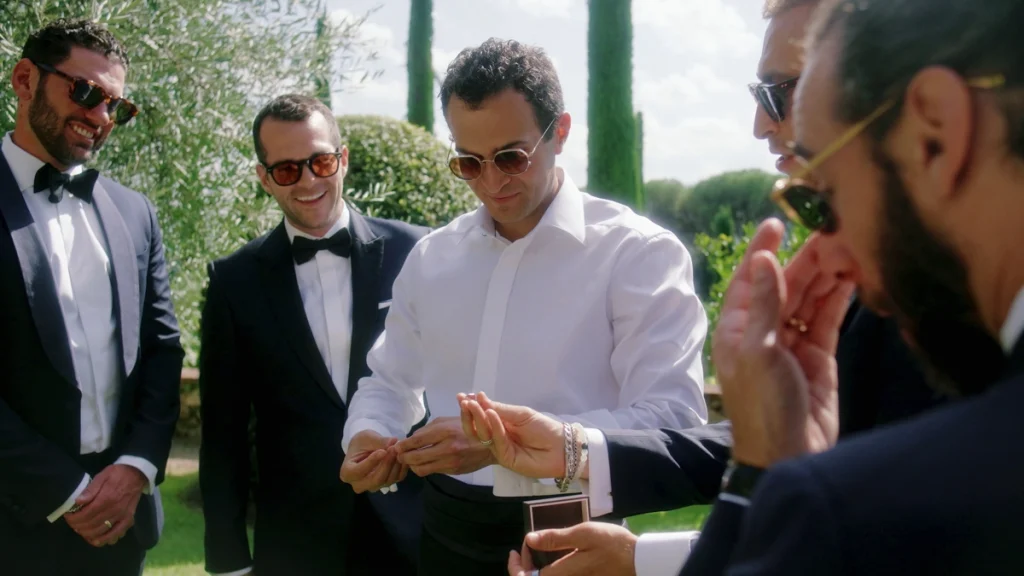 The groom and his bestmen