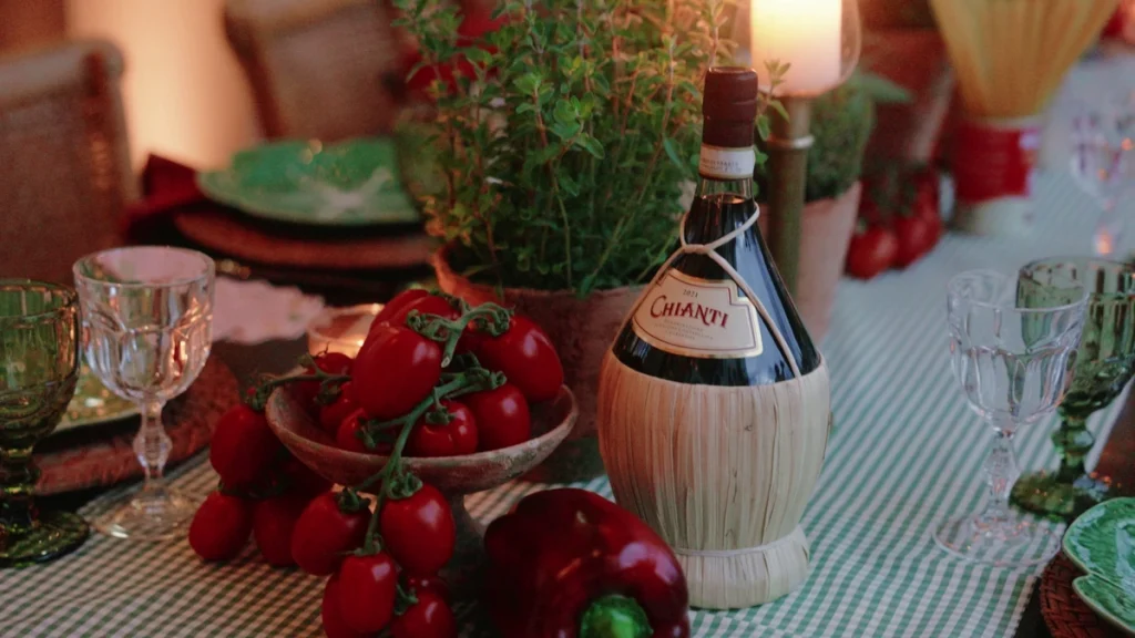 typical italian wedding table decorations