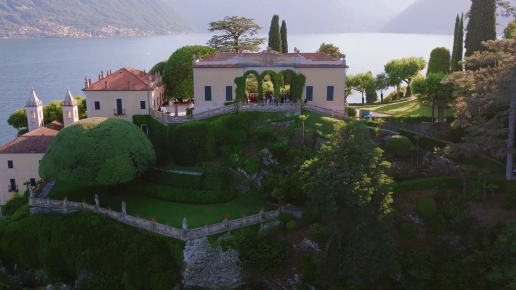 Villa del Balbianello Drone shot