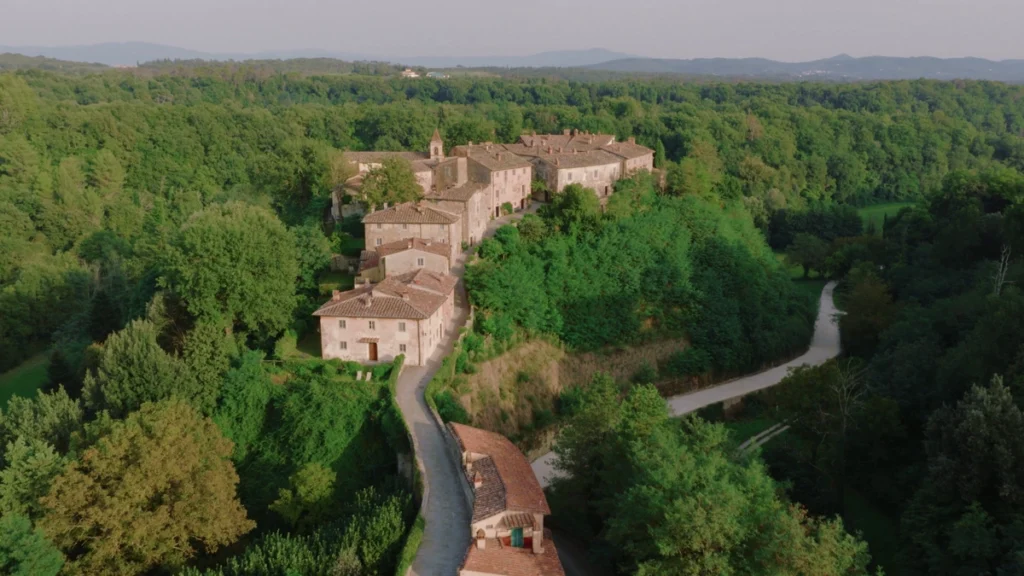 Il Borro drone shot