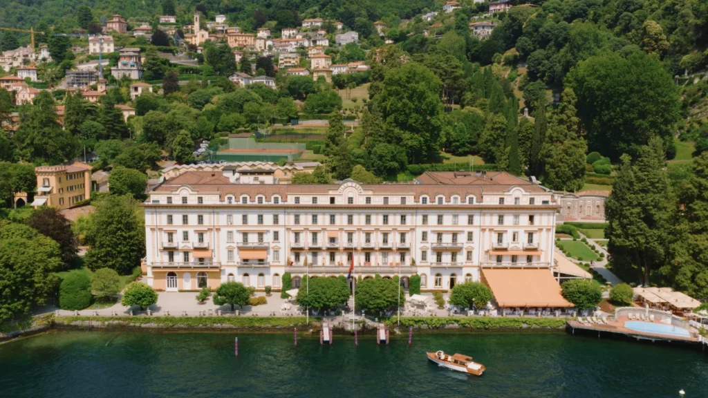 Drone shot of Villa d'Este