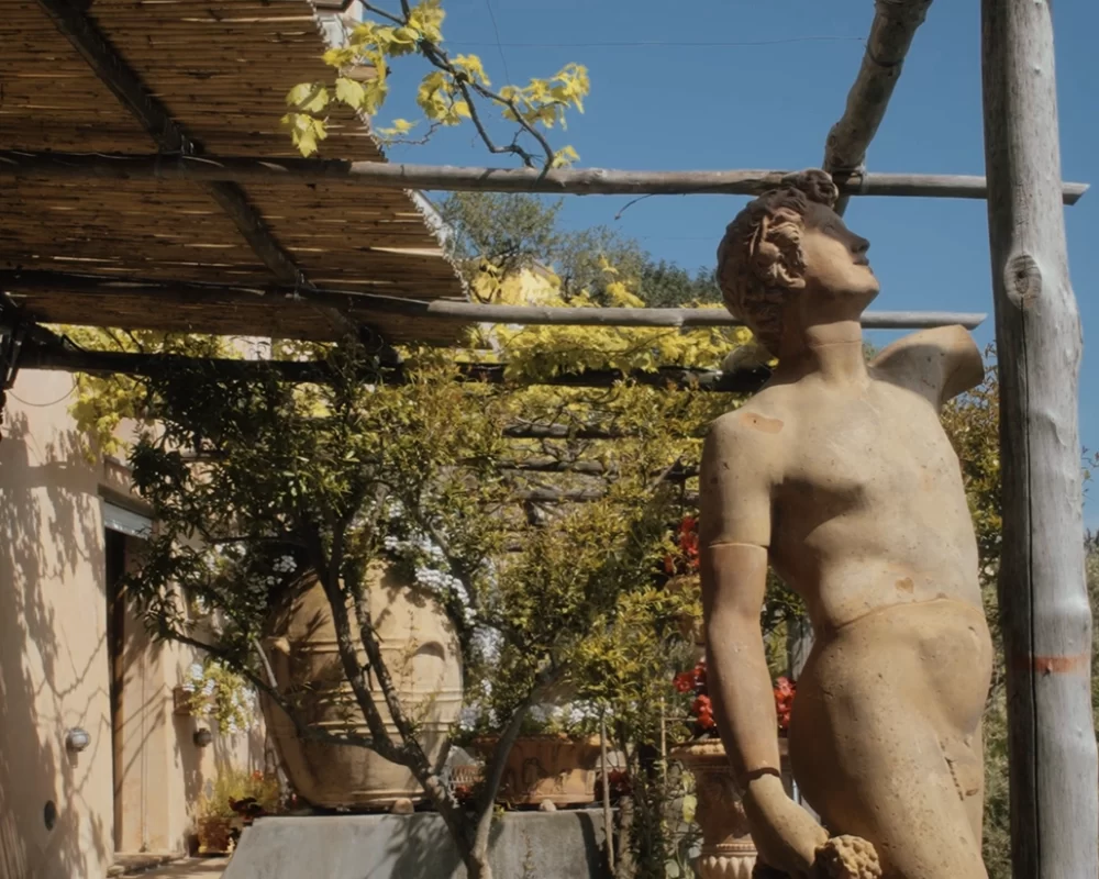 terrace of villa san giacomo in positano